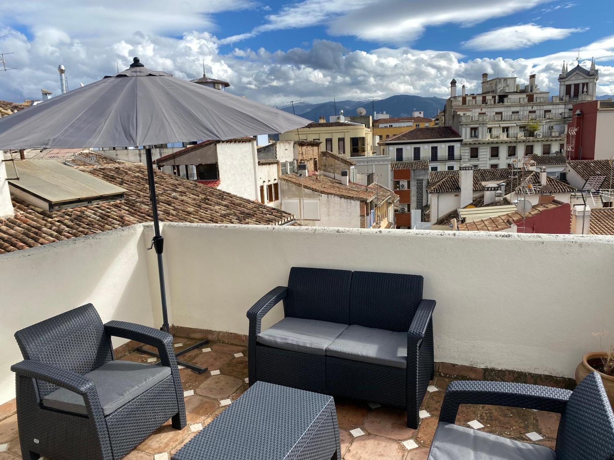 Apartamento Atico Con Vistas En Granada Centro Exterior foto